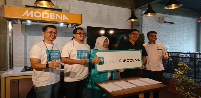 Kembangkan Industri Kuliner, Peterseli Academy dan MODENA Lakukan MOU