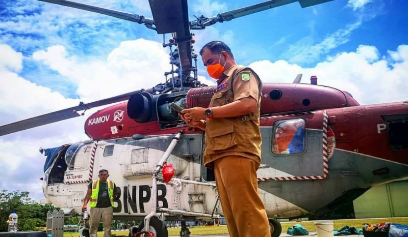 Status Siaga Darurat Berakhir, BNPB Tarik Bantuan Helikopter di Riau