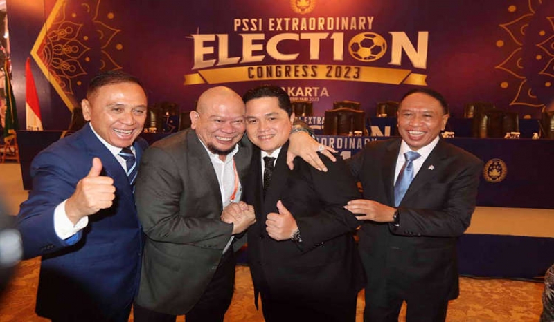 Singkirkan La Nyala, Erick Thohir Akhirnya Pimpin PSSI 