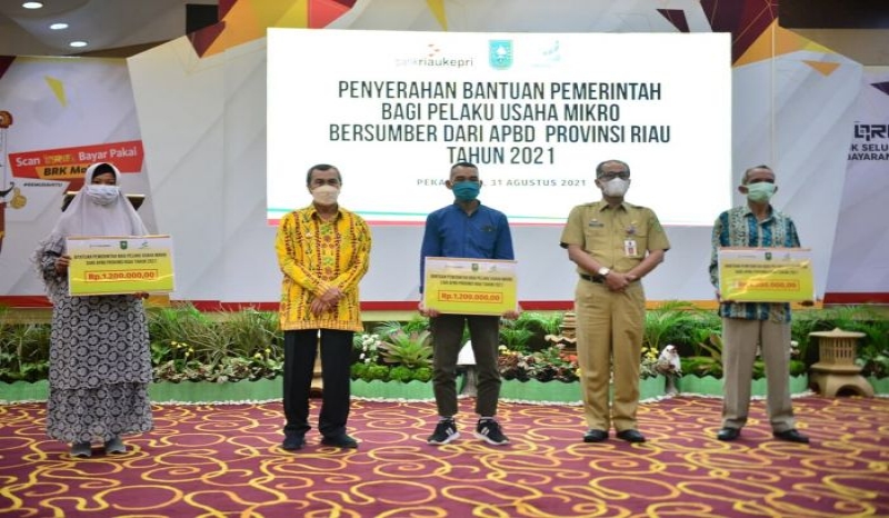 Sebanyak 20.833 Pelaku UMKM di Provinsi Riau Dapatkan Bantuan Modal Usaha Rp1,2 Juta