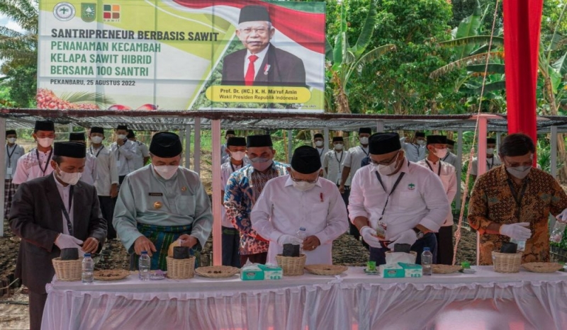 Wapres Memotivasi Santri agar Menumbuhkan Jiwa Kewirausahaan 