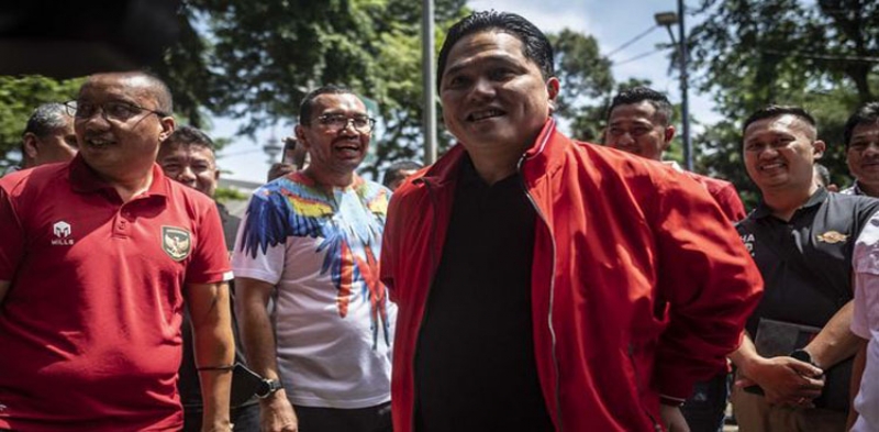 Erick Thohir Janjikan  Bersih-Bersih di PSSI