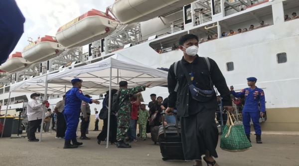 Ratusan Peserta Mudik Gratis BUMN Tiba di Batam - Pekanbaruexpress