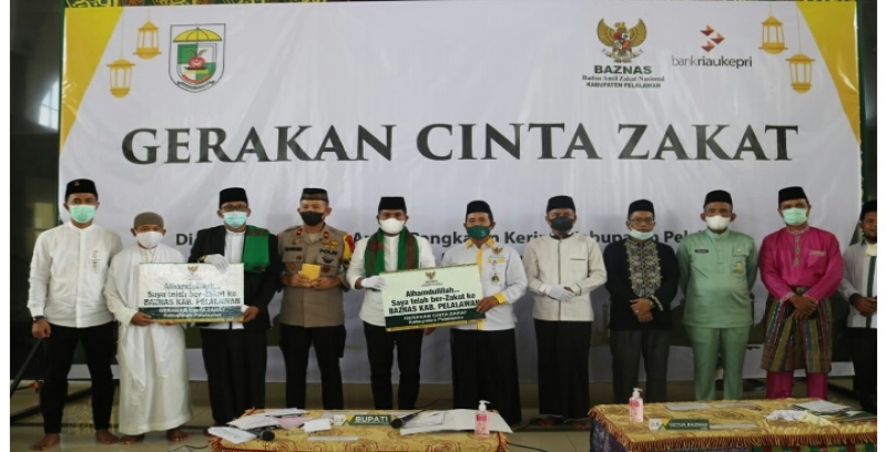 Bupati Pelalawan Luncurkan Gerakan Cinta Zakat
