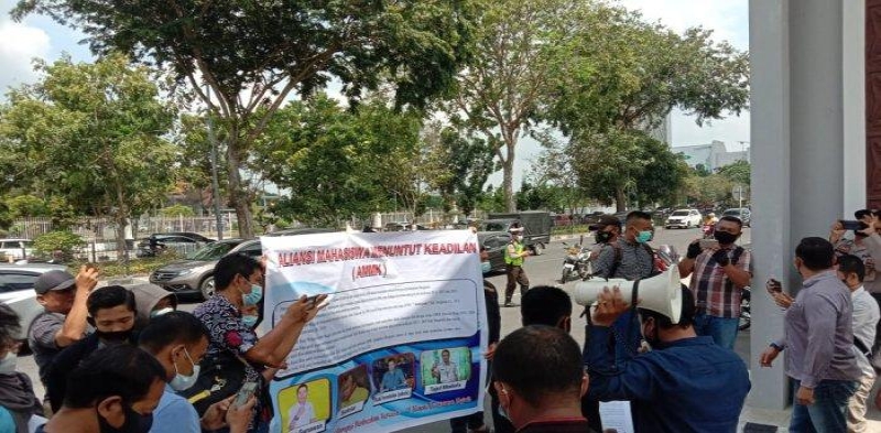 Mahasiswa Minta Kejati Tuntaskan Dugaan Korupsi Proyek Multiyears di Bengkalis