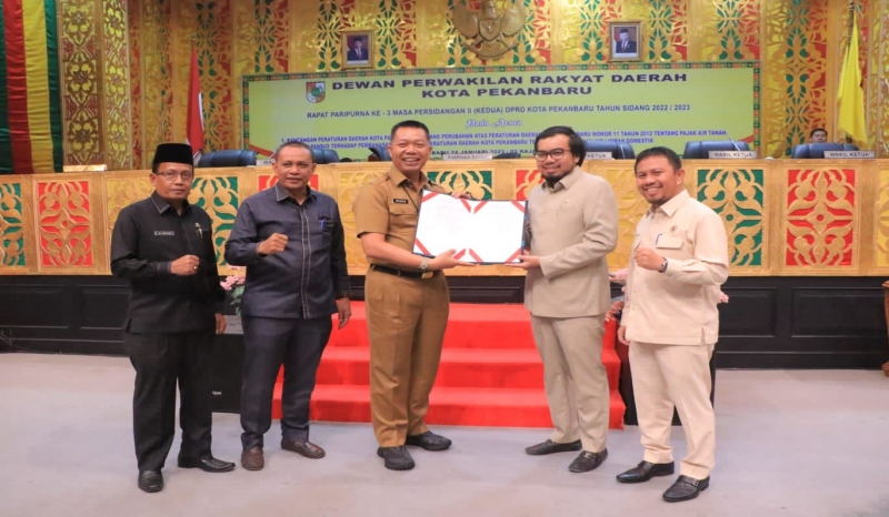 Perda Pengelolaan Air Limbah Domestik Pekanbaru Disahkan DPRD