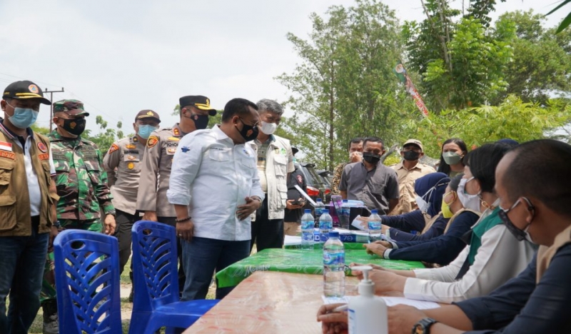 Pemkab Kampar Prioritaskan Vaksin Warga di  Pemukiman Padat Penduduk