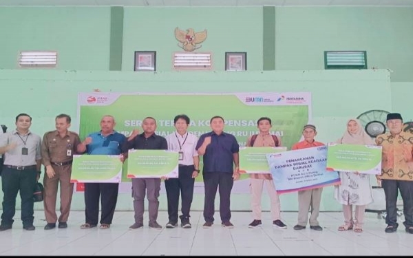 Jon Erizal Apresiasi Pertamina Dumai,Cepat Tanggap ke Masyarakat Terdampak Insiden Ledakan