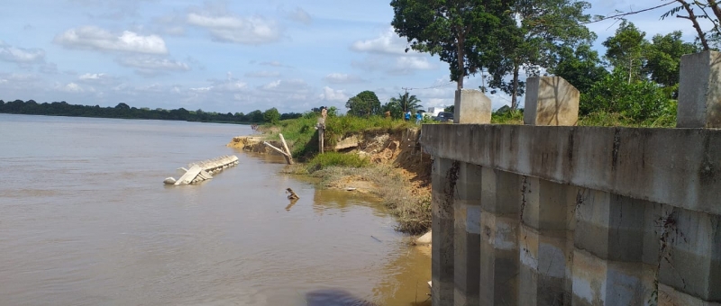 Turap Danau Tajwid Roboh Dihantam Banjir