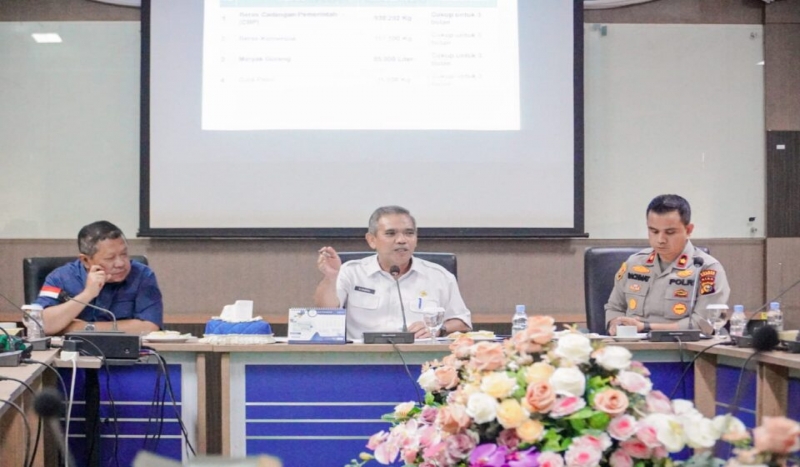 Pj Bupati Kampar Pimpin Rakor Pengendalian Inflasi bersama OPD