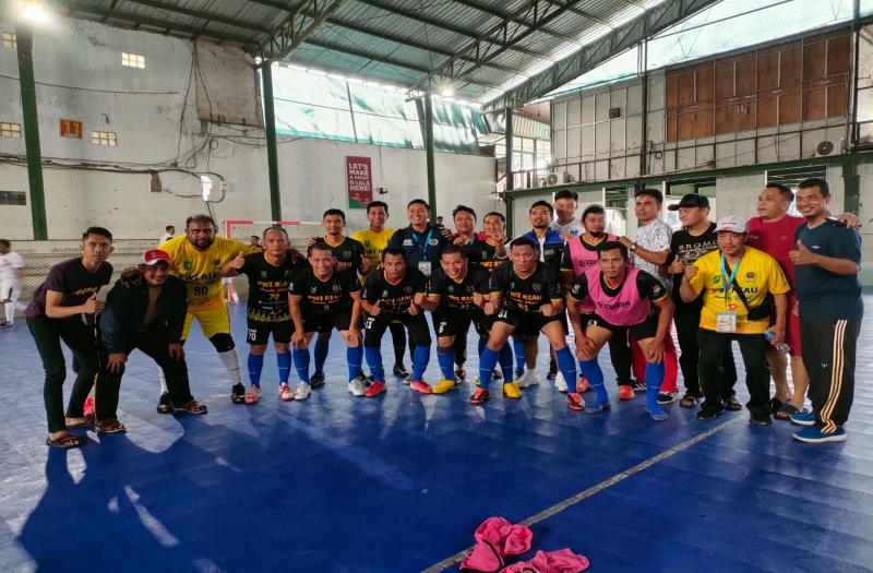 Tim Futsal  PWI Riau Melaju ke Semi Final Porwanas XIII 2022
