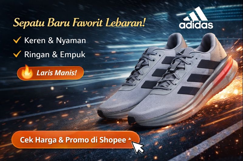 sepatu sport adidas keren